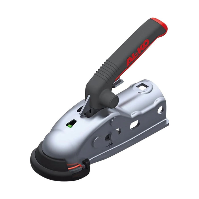 Acoplamiento AL-KO 161 con base blanda y espaciadores vista lateral carcasa acero galvanizado