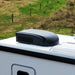 Aire acondicionado techo RTA 2500 L Negro vista desde el techo caravana unidad exterior montaje