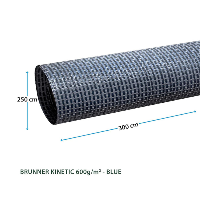 Alfombra BRUNNER Kinetic Veranda 600 en formato enrollado con dimensiones 250 x 300 cm