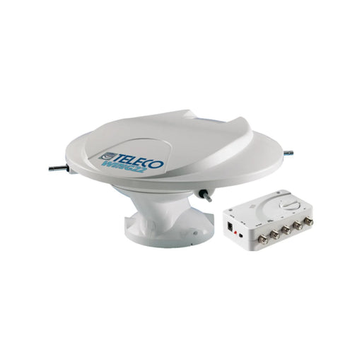 Antena TV terrestre omnidireccional Teleco Wing 22 con amplificador incluido para caravanas y autocaravanas