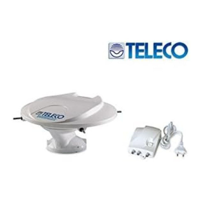 Antena TV terrestre omnidireccional Teleco Wing con amplificador incluido, ideal para caravanas y autocaravanas