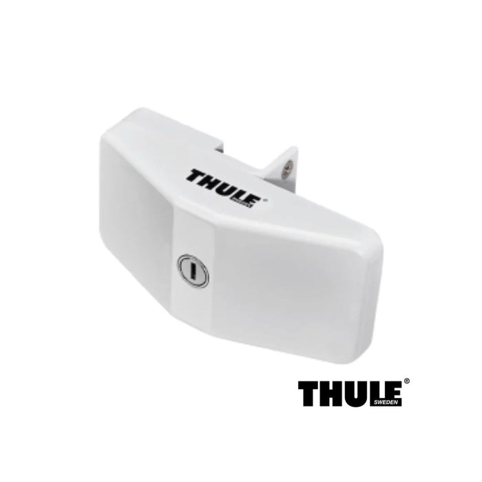 Bloqueador Thule Door Frame Lock montado, diseño compacto y seguro