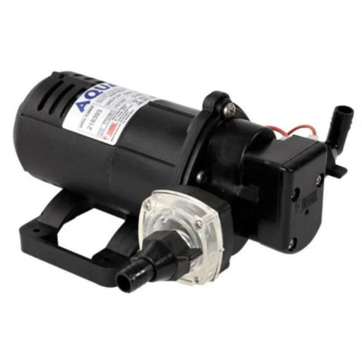 Bomba de agua Fiamma Aqua 8 de 10 litros por minuto para autocaravana y camper, modelo 12V visión lateral