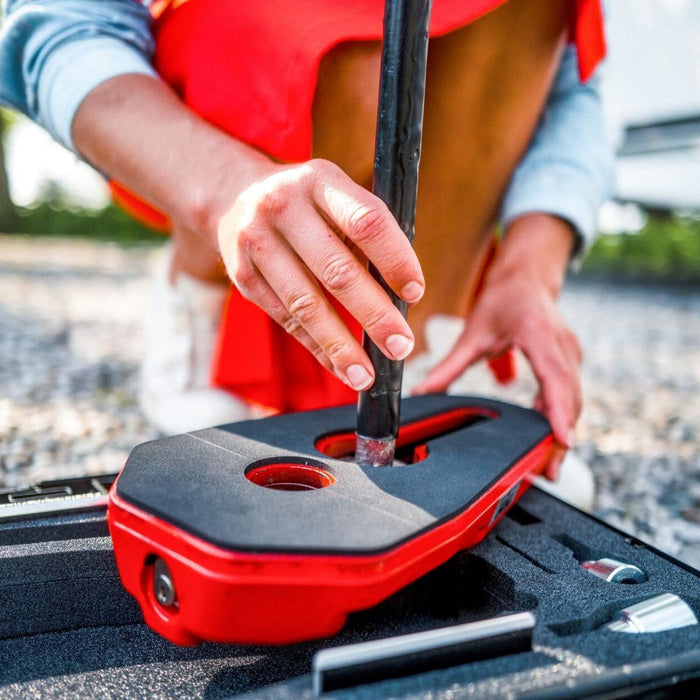 Cerradura antitaladro del antirrobo AL-KO PROSAFE para protección avanzada de caravana