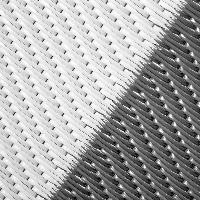 Detalle del tejido resistente y transpirable de la alfombra Brunner Balmat Premium para tienda de campaña