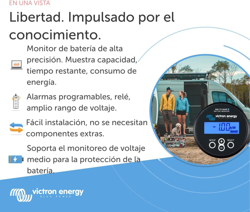 Victron Energy BMV-712 Monitor de Batería Smart (Negro)