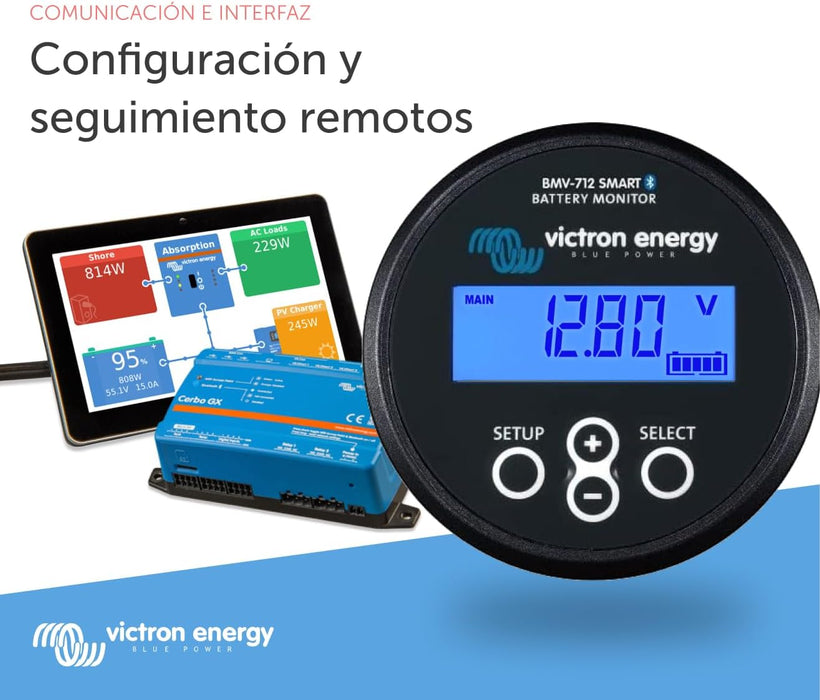 Victron Energy BMV-712 Monitor de Batería Smart (Negro)