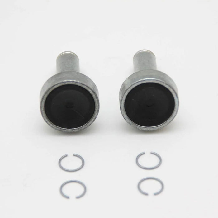 Pastillas de fricción AL-KO 1300 vista superior forma curvada con base metálic