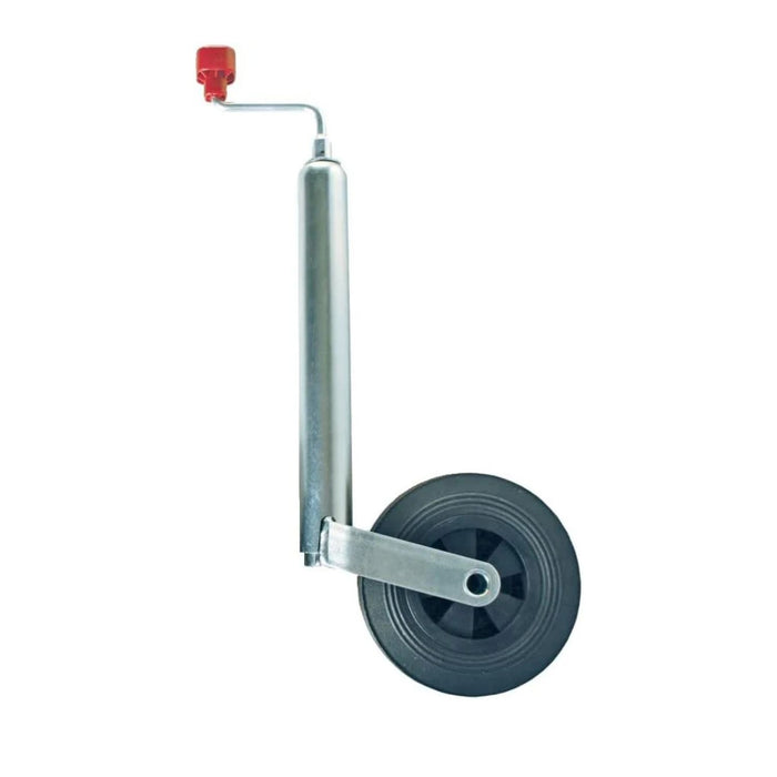Rueda jockey AL-KO 200x50 para caravana y remolque en posición vertical