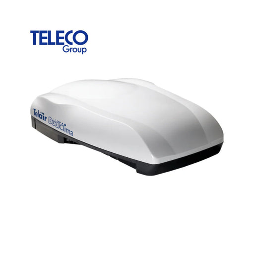 Telair Dual Clima 8400H vista lateral derecha unidad techo autocaravana perfil compacto