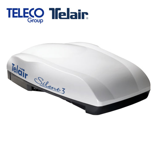 Telair Silent 3 8100H vista lateral derecha unidad techo autocaravana perfil compacto