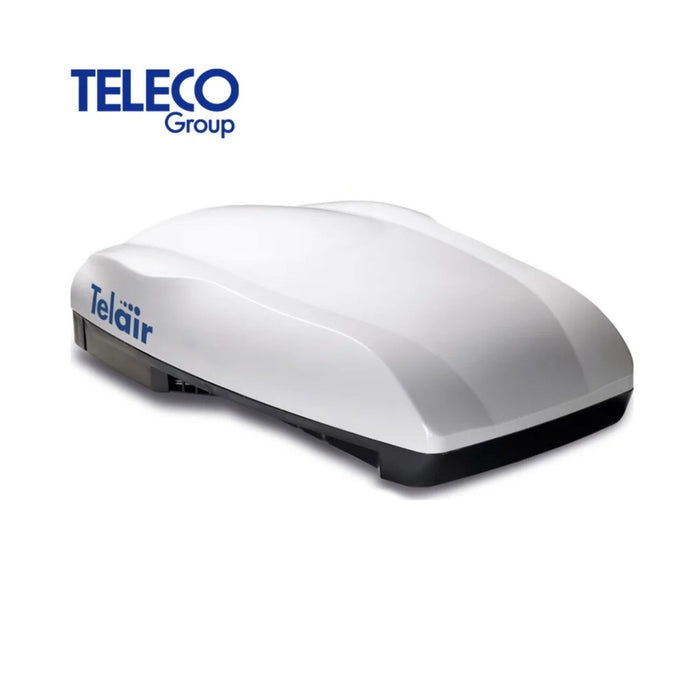 Telair Silent Plus 8100H vista lateral derecha unidad techo autocaravana perfil compacto