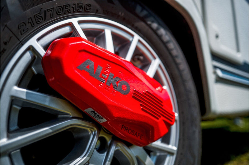 AL-KO PROSAFE bloqueando llanta de aluminio: protección compatible con ruedas 13-17 pulgadas de caravana