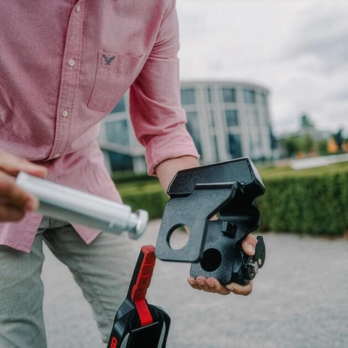 Instalación del antirrobo AL-KO Safety Premium en estabilizador AKS 2004 3004 de remolque