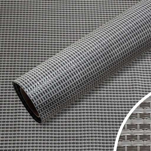 Rollo de alfombra para camping Brunner Kinetic de 300x300 cm con detalle del tejido en color gris