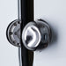 Cerradura DAKEN Saturn Evo Inox instalada vista lateral en vehículo comercial