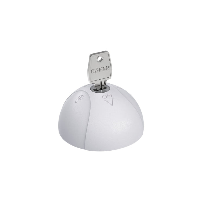 Detalle cilindro Defender cerradura antirrobo Daken Saturn Go gris – norma EN 1303:2015