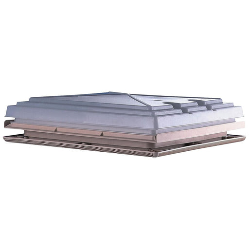 Claraboya de 28x28 cm para caravana y autocaravana con apertura por asa y marco interior beige