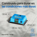 Esquema con las dimensiones físicas y peso del regulador Victron SmartSolar MPPT 150/85 VE.Can