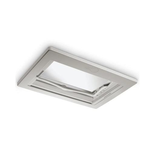Claraboya Dometic Mini Heki 500x700 mm abierta con mecanismo de apertura visible