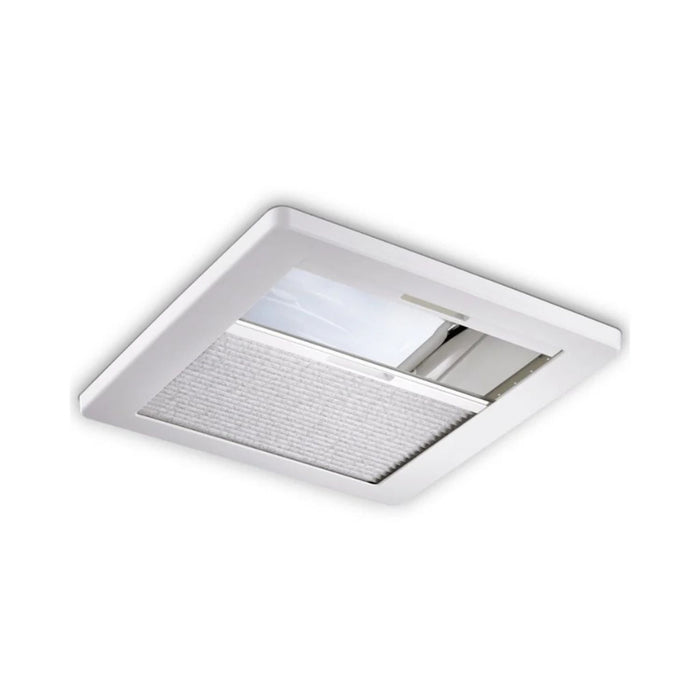 Claraboya Dometic Mini Heki Style vista interior con apertura parcial.