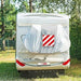 Funda protectora Fiamma Bike Cover S 4 para bicicletas en la parte trasera de autocaravana