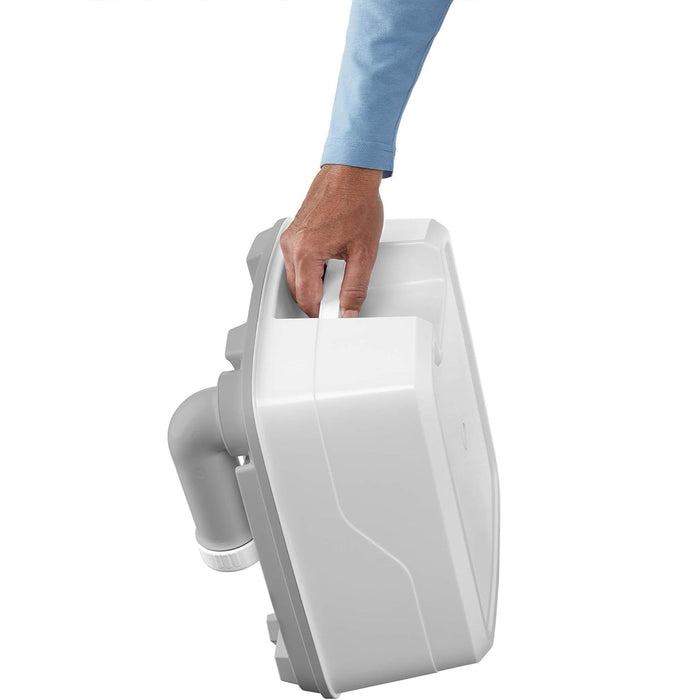 Asa de transporte integrada del inodoro portátil Porta Potti Qube 345