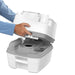Inodoro portátil Porta Potti Qube 345 con depósito superior desmontable para vaciado y limpieza