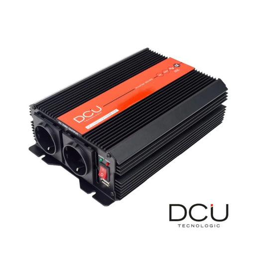 Inversor DCU 12V 1000W de onda modificada con doble toma AC