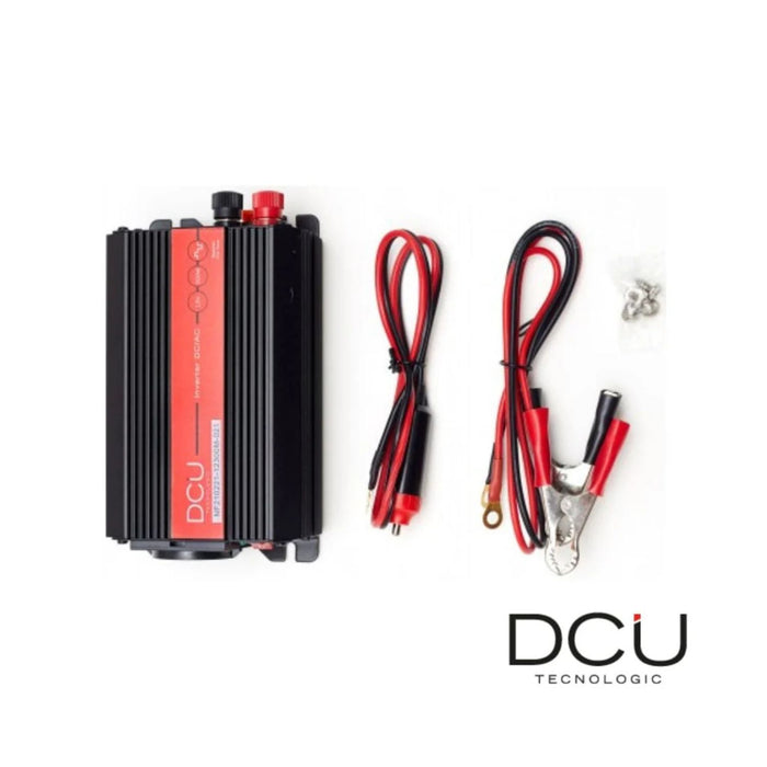 Inversor DCU 12V 300W onda modificada con cables de conexión