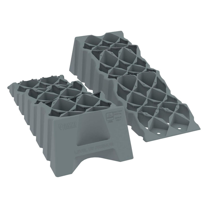 Juego de 2 calzos Fiamma Level Up Premium para nivelación de autocaravana o caravana