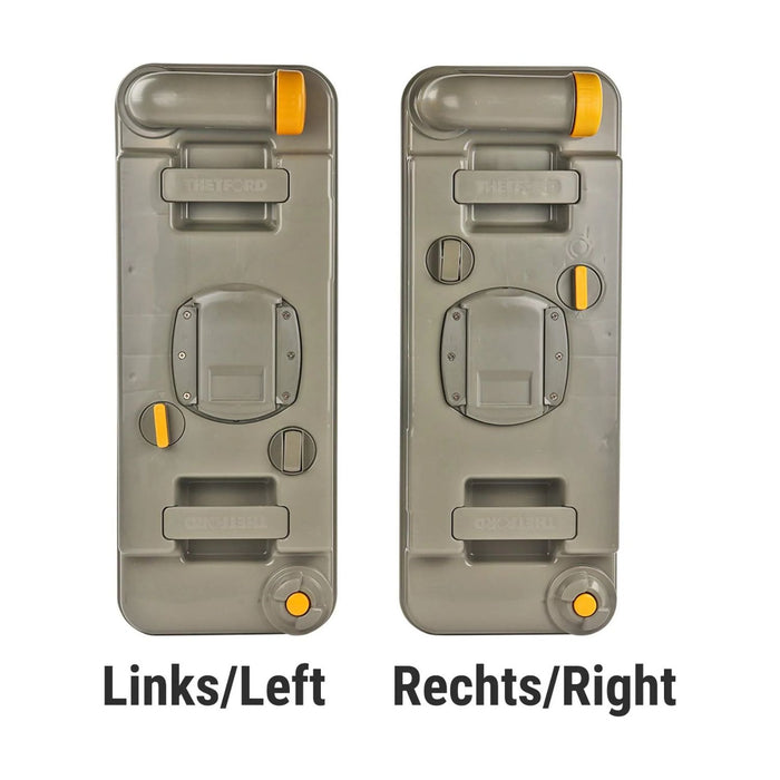 Comparativa depósito Thetford Fresh-up Set izquierda y derecha