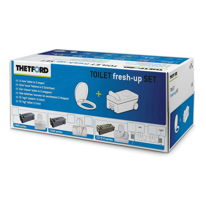 Caja del Kit Thetford Fresh-Up Set C500 para inodoros de caravana