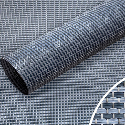 Rollo de alfombra para camping Brunner Kinetic de 300x300 cm en color azul con amplificación del tejido