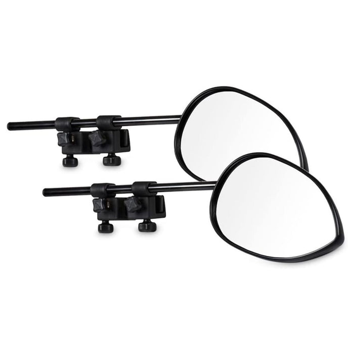 Espelhos planos Milenco Aero 4 para caravana, pack de dois com braços e braçadeiras