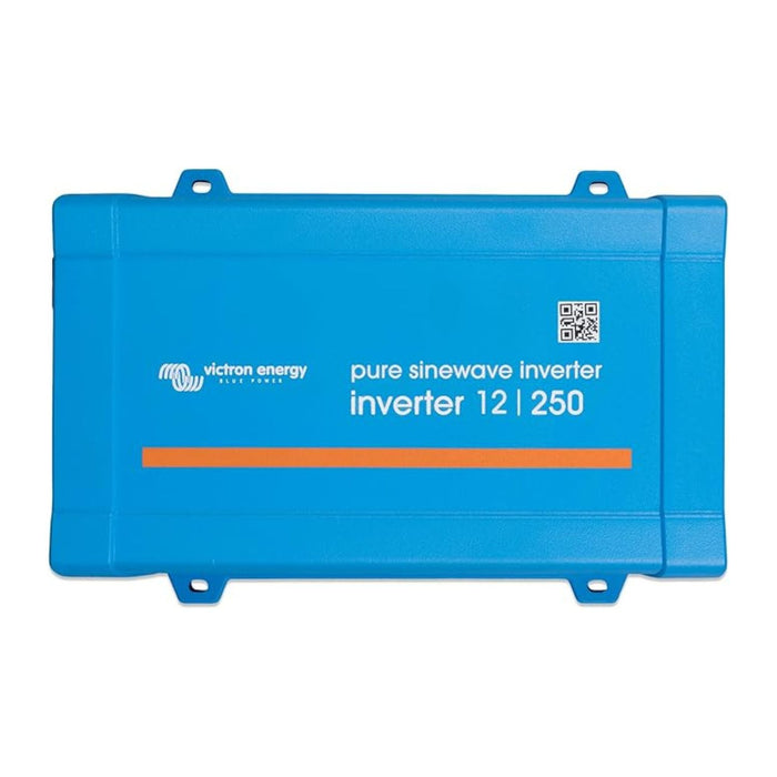Vista frontal del inversor Victron Phoenix 12V 250W Pure Sinewave