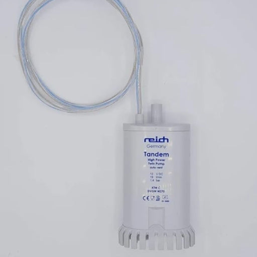 Bomba sumergible Reich Tandem 19 litros con cable eléctrico para sistemas de agua