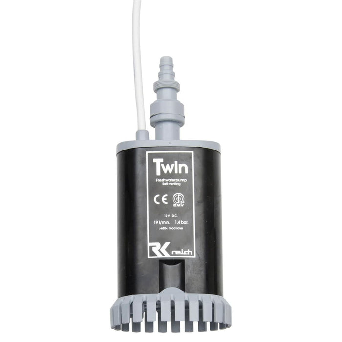 Bomba de agua sumergible Reich Twin 19 litros vista frontal