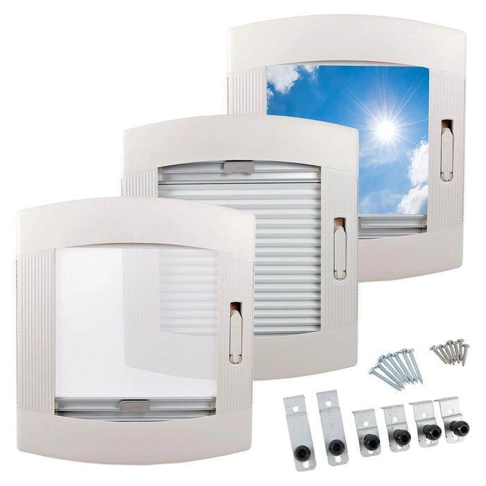 Kit completo Claraboya Remis Remitop Vario II 40x40 cm para caravana
