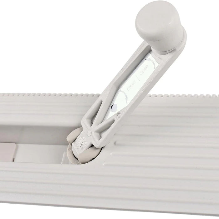 Tapa ahumada y manivela de apertura Remis Remitop Vario II 40x40 cm