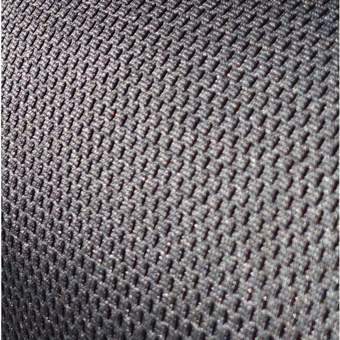 Detalle del tejido transpirable del sillón Soplair Major negro