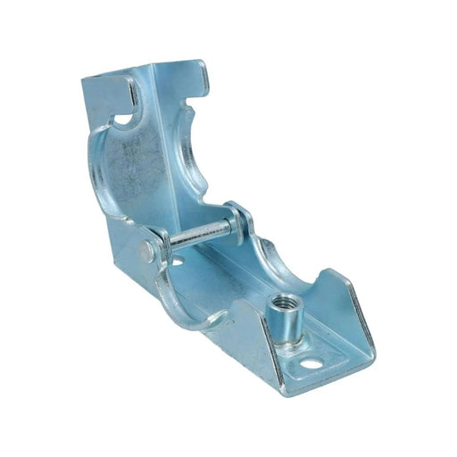 Soporte metálico galvanizado para rueda de remolque de 48 mm con sistema de fijación dividida