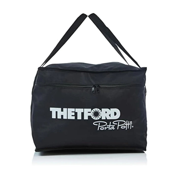 Vista frontal de la bolsa Thetford Porta Potti 299902 en color negro compatible con modelos 145, 335 y 345