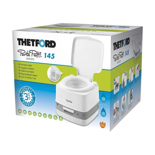 Caja original del inodoro químico portátil Thetford Porta Potti Qube 145