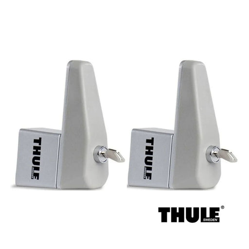 Pack de dos cerraduras Thule Cab Lock con llaves incluidas para cierre seguro en cabinas de vehículos.