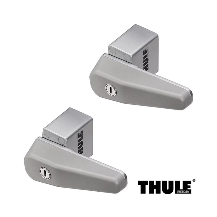 Pack de dos cerraduras Thule Cab Lock en diseño horizontal para vehículos camper y autocaravanas.