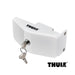 Bloqueador Thule Door Frame Lock con cerradura y llaves incluidas para mayor seguridad.