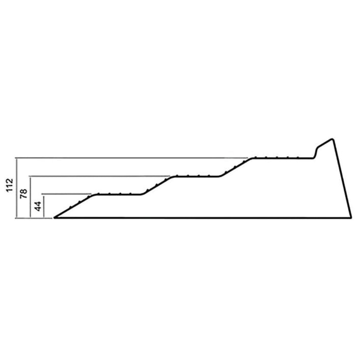 Perfil de alturas y niveles de los calzos Thule Levelers para nivelar autocaravanas