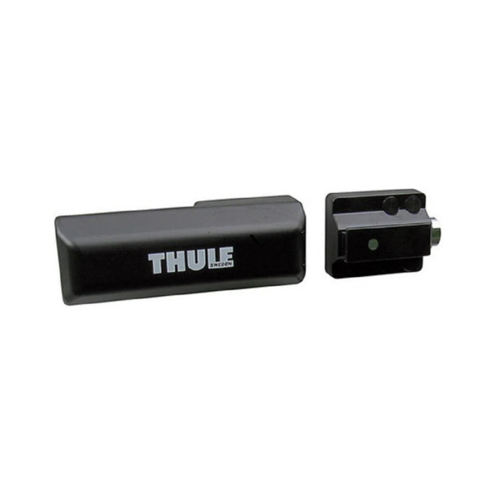 Componentes del sistema de cerradura Thule Van Lock para puertas de furgoneta.