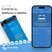 Cargador Victron Energy Blue Smart IP22 12/15 conectado por Bluetooth a un teléfono móvil mediante VictronConnect